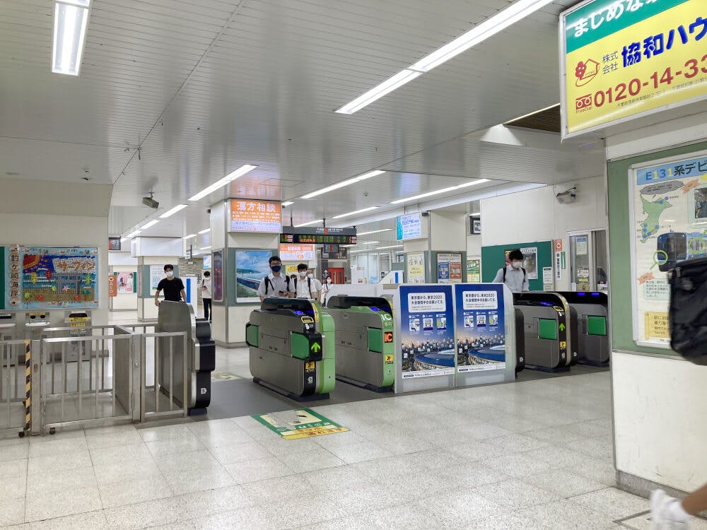JR東日本「茂原駅」を下車します。改札を出て南口にでます。
