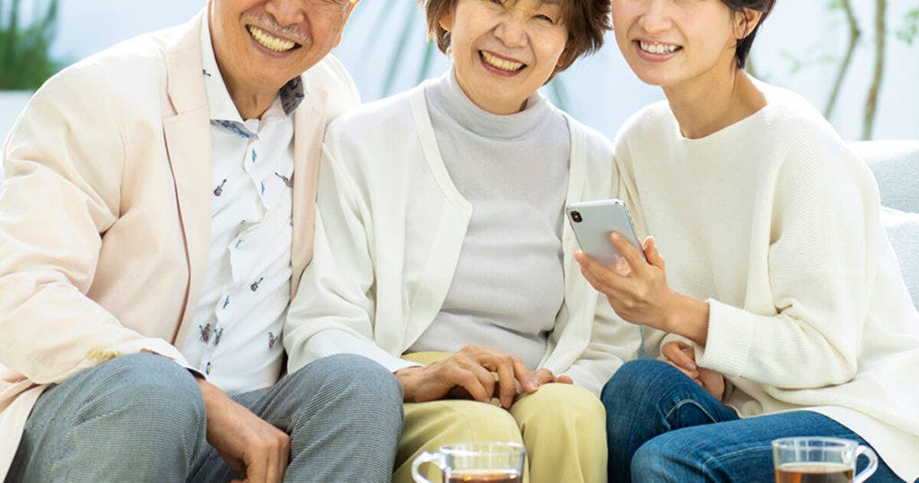 メモリアルコーナーには故人の写真を展示します