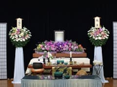 家族葬46（一日葬）　生花祭壇