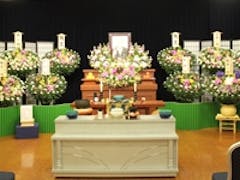 家族葬56（一日葬）　生花祭壇