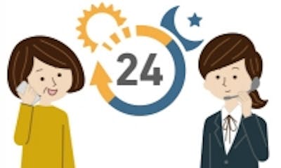 コールセンターに葬儀専門相談員が在席し、24時間365日お客様をサポート!