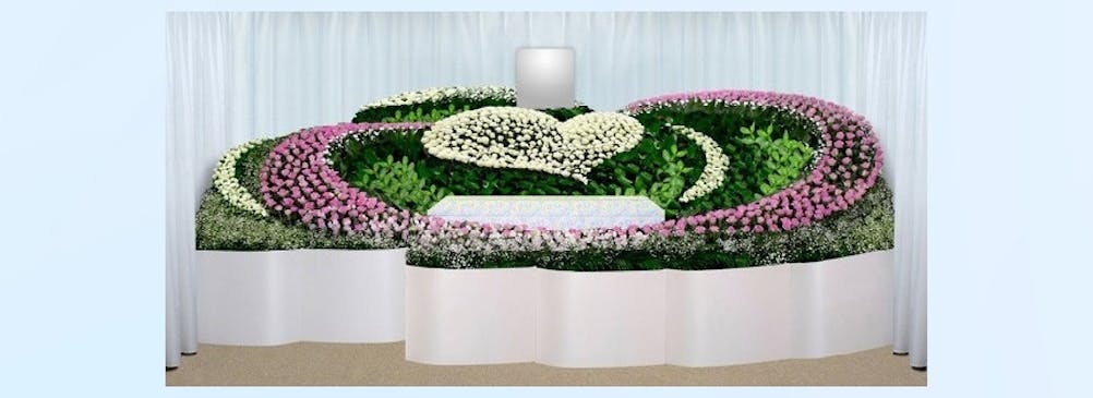 自社生花部だからこそ、適正価格での生花祭壇の提供を実現。