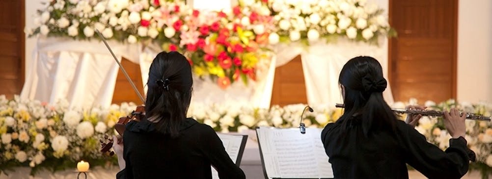 奏でられるアンサンブル。その方が好きな曲を奉げる音楽葬。