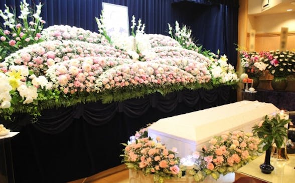 たくさんのお花に囲まれて・・・