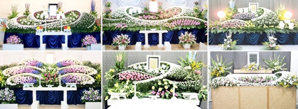 故人様のお人柄をイメージ。華やかな生花祭壇をリーズナブルに