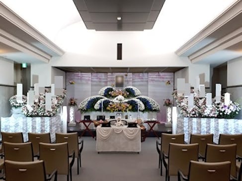 家族葬の祭壇例