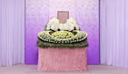 胡蝶蘭を使用した生花祭壇もご準備いたします。